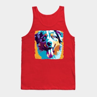 Australian Shepherd Pop Art - Dog Lover Gifts Tank Top